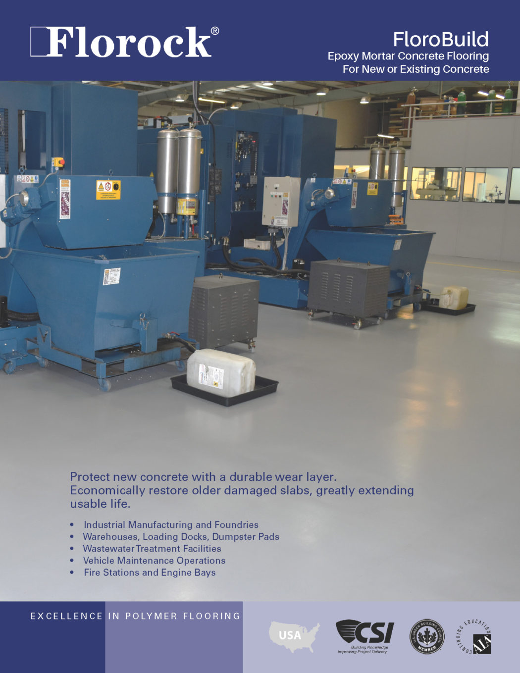 FloroBuild Epoxy Mortar Concrete Flooring Systems - Product Brochure 2019