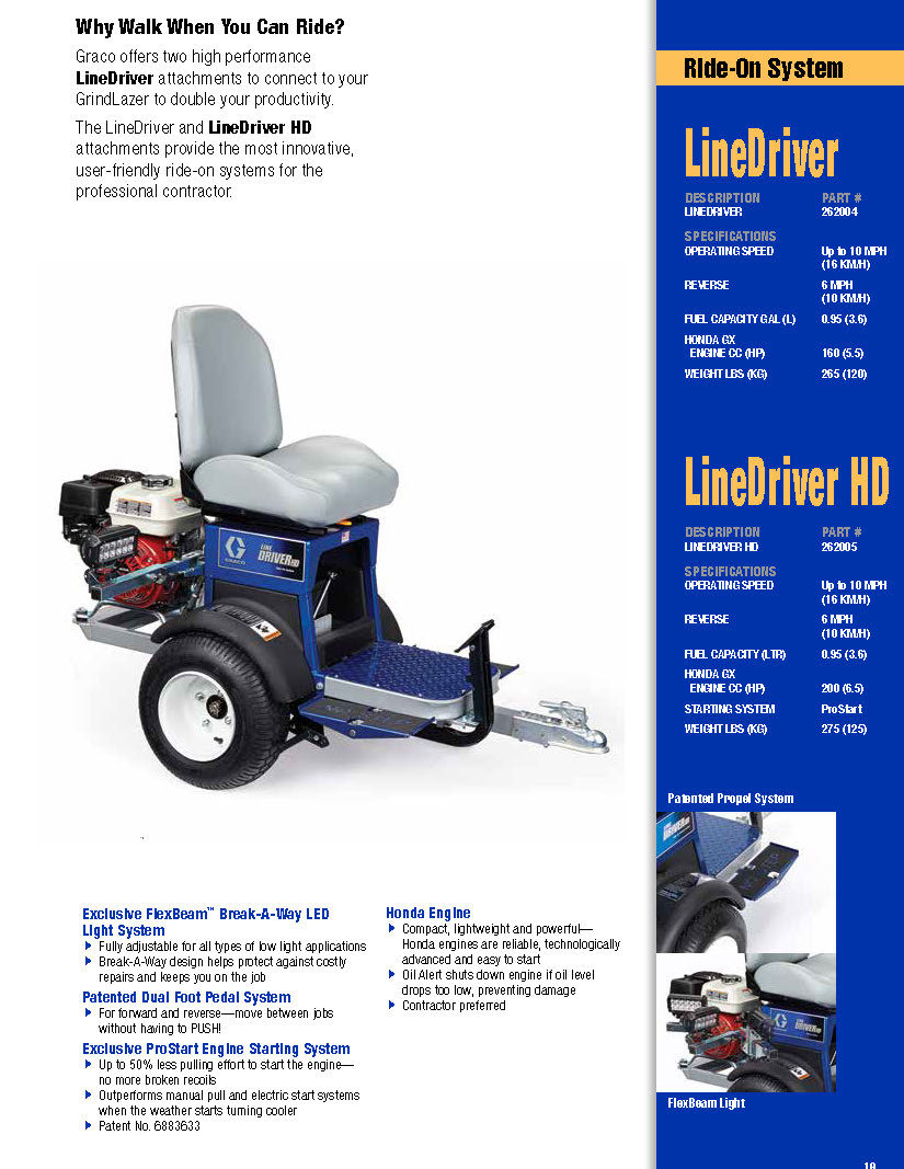 Graco GrindLazer Scarifier Systems Brochure 2018 - 341251EN-G 