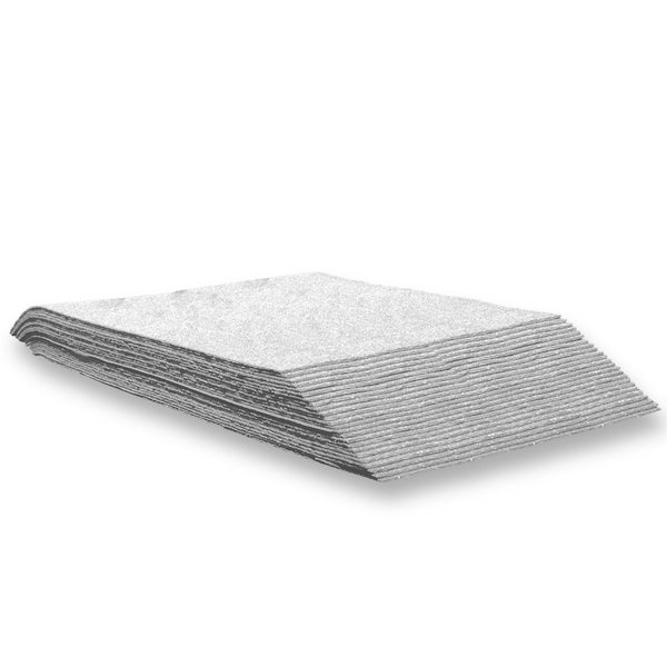 24-inch preformed thermoplastic line strips in white, stacked for easy application.