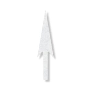 Preformed Thermoplastic Elongated Straight Arrow
