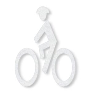 Preformed Thermoplastic Bike Man