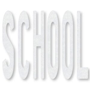 Preformed Thermoplastic SCHOOL