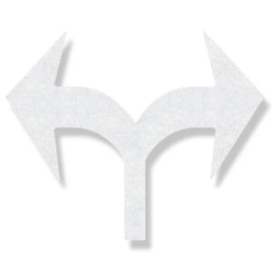 Preformed Thermoplastic Combo Arrow Left and Right