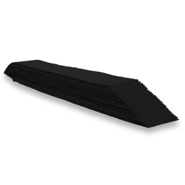 5-inch preformed thermoplastic line strips in white, stacked for easy application.