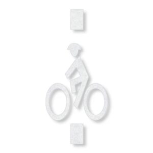 Preformed Thermoplastic Bike Man Loop Detector (MUTCD)