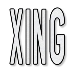 Preformed Thermoplastic - 96" XING with Black Border