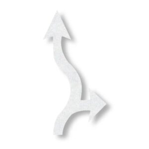 Preformed Thermoplastic Roundabout TR Arrows