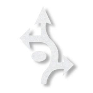 18'8" Preformed Thermoplastic Roundabout LTRE Arrows