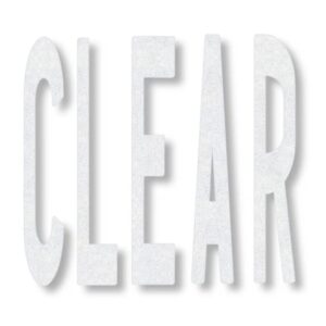 Preformed Thermoplastic CLEAR
