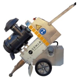 CEMAR TORGOS Road Dryer drying a wet road surface for faster, more efficient road work completion