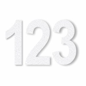 Preformed Thermoplastic Single Number 4"