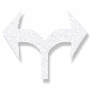 Preformed Thermoplastic Combo Arrow Left and Right