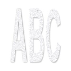 Preformed Thermoplastic Single Letter 3'