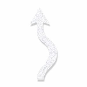 Preformed Thermoplastic Roundabout T Arrows