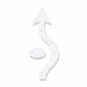 Preformed Thermoplastic Roundabout TE Arrows
