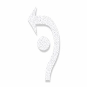 Preformed Thermoplastic Roundabout LE Arrows