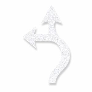 Preformed Thermoplastic Roundabout LT Arrows