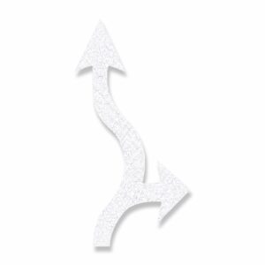 Preformed Thermoplastic Roundabout TR Arrows