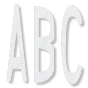 Preformed Thermoplastic Single Letter 8'
