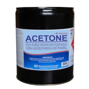 RAE acetone used for industrial cleaning, degreasing, and paint thinning applications.