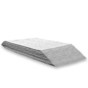 5-inch preformed thermoplastic line strips in white, stacked for easy application.