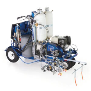 Graco LineLazer V 250DC HP Reflective Series Self-Propelled Gas Hydraulic Airless Line Striper, 2/3 Auto Guns, 2 Tanks, LazerGuide 3000