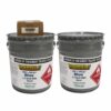Two 4-gallon pails of Roadzilla Blue 1:1 Spray MMA Traffic Marking System with accompanying MMA Catalyst Part B box. This high-performance methyl methacrylate pavement marking coating is designed for durable blue traffic markings, ADA parking spaces, airports, bike paths, and specialty roadway applications.