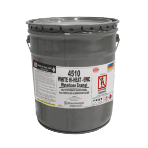 White Hi-Heat 6WC Waterbase Enamel Coating