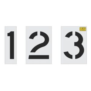 12" Number Kit Stencil