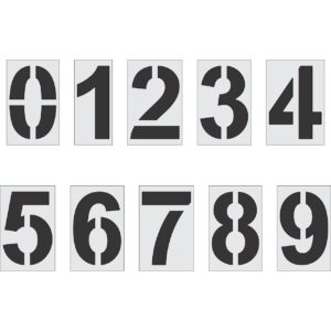 24" Arial Bold Number Kit Stencil