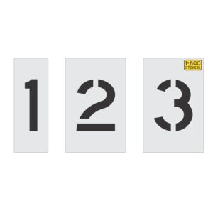 5" Number Kit Stencil