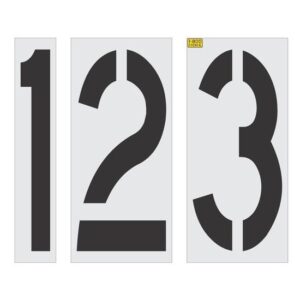 36" x 16" Number Kit Stencil