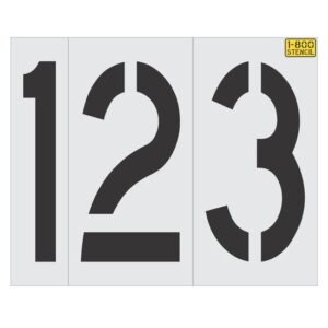 18" x 9" Number Kit Stencil