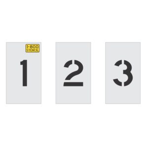 3" Number Kit for Curbs Stencil