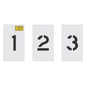 3" Number Kit Stencil