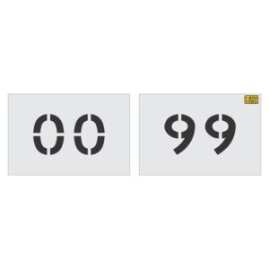 6" 2 Digit Number Kit 00-99