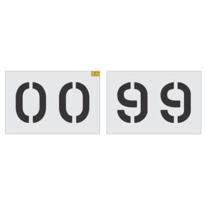 8" 2 Digit Number Kit 00-99