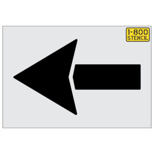 60" STRAIGHT ARROW Stencil