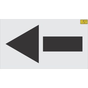 42" STRAIGHT ARROW Stencil