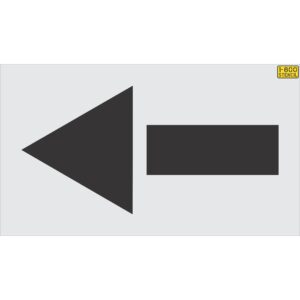 48" STRAIGHT ARROW Stencil