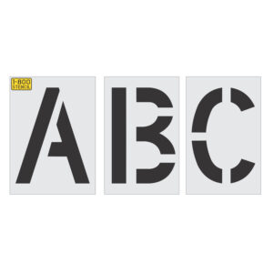 18" x 12" Alphabet Kit Stencil