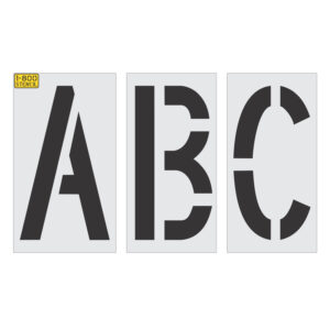 24" x 12" Alphabet Kit Stencil