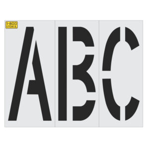 30" Alphabet Kit Stencil