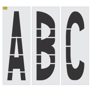 60" x 16" Alphabet Kit Stencil