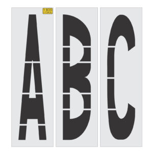 72" x 16" Alphabet Kit Stencil
