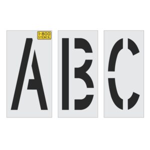 20" x 9" Alphabet Kit Stencil