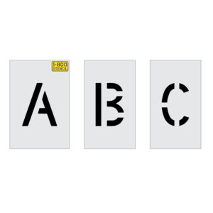 4" Alphabet Kit Stencil