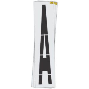 96" x 16" Single Letters Stencil