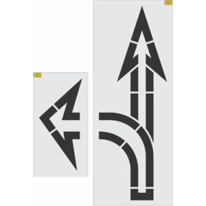 102" Walmart Combo Arrow Outline Stencil