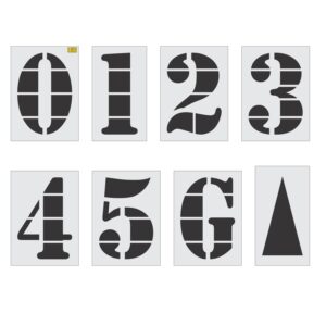 Football Number Kit Stencil (36"-72")